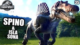 Jurassic World Evolution Deutsch #35 ► Spino & Isla Soma ◄| Let's Play Gameplay German
