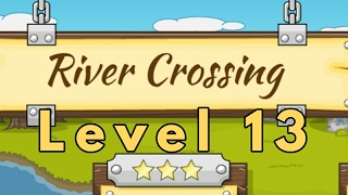 River Crossing IQ Logic Games Level 13