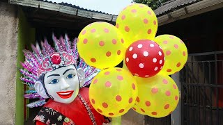 Ondel Ondel membuat balon BUNGA MATAHARI untuk di jual, di ganggu buaya