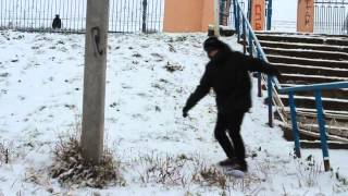 Первый день на сноускейтах