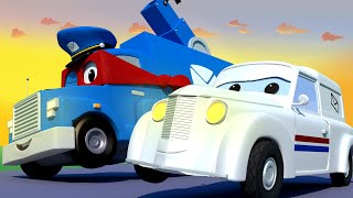 SIÊU XE TẢI ĐƯA THƯ - Siêu xe tải Carl ?⍟ những bộ phim hoạt hình về xe tải l Vietnamese Cartoons