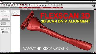 Flexscan 3D - How to align 3D Scan Data. HDI Advance 3D scanners