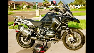 BMW R1200 GS ADVENTURE 2018 TRIPLE BLACK PREMIUM TFT DASH  (LOWERED SUSPENSION)