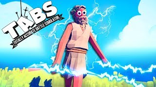 Zeus - How Many Units Can ONE LIGHTNING BOLT Go Through? Totally Accurate Battle Simulator (TABS)