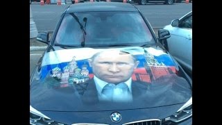 Реакция ДПС на Путина, пусть даже на капоте.