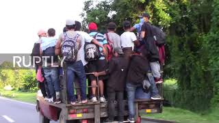 Mexico: Migrant caravan resumes trek amid health concerns