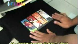 Cetak T-Shirt Katun Gelap
