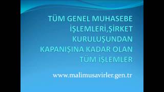 Sigorta Muhasebesi Ders Notları