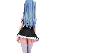 【MMD】 Maid [♥] Miku {Excuse Me}