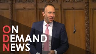 Matt Hancock MOCKED After Returning to Parliament