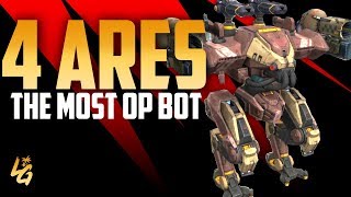 War Robots 4 MAXED ARES  | Destorying All Bots | New Skins