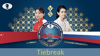 FIDE Women's World Championship Match 2020. Tiebreak