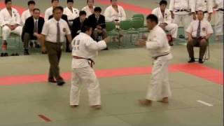 決勝 五将　豊田竜太 VS 浅沼拓海　2011 東京学生柔道優勝大会