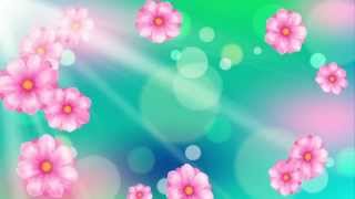 Футаж с днем рождения - Цветы на день рождения