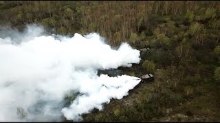 На Камчатке С-400 под прикрытием дымовых машин отразили атаку условного противника