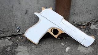 Как сделать пистолет Desert Eagle из фанеры