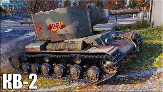 11 фрагов за 7 минут КВ-2 ✅ World of Tanks лучший бой