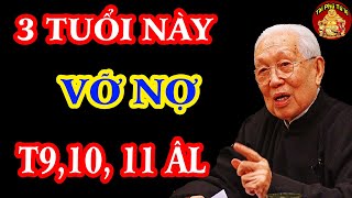 Thầy Tử Vi Cảnh Báo 3 Con Giáp Gặp Biến Lớn, VỠ NỢ MẤT SẠCH Trong 3 Tháng Tới