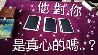❤塔羅占•他對你是真心的嗎(不限關係)