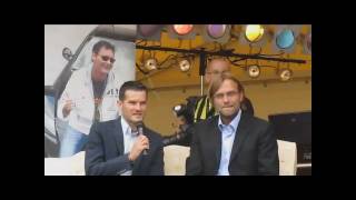 Jürgen Klopp beim Ehrenempfang in Glatten