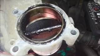 Чистка актион нев  дроссельная заслонка разбор демонтаж d20dtf ssang yong action new  diesel