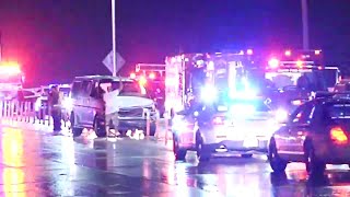 2 killed, 9 hurt in chain-reaction crash on I-95 in Miami
