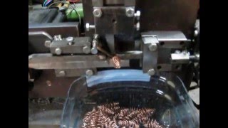 станок для изготовления конусных пружин