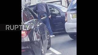 UK: Driver pulls knife, almost gets run over in London ‘petrol row’