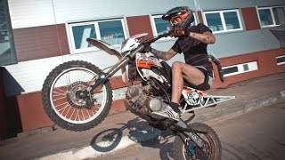 колхозье утро (bse 140cc, irbis ttr 250)