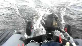 Лодка Flinc 320FL+Suzuki DF 2.5+транцевые колёса