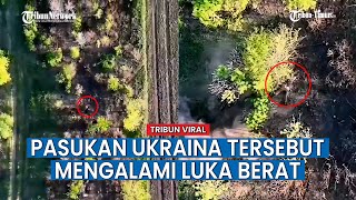 KASIHAN Tentara Ukraina Ini, Sudah Sembunyi Masih Dikejar Granat Rusia