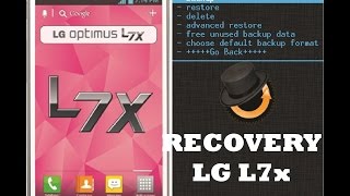 Instalar Recovery  LG L7x