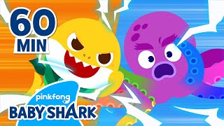 Baby Shark vs Sea Monsters | +Compilation | Baby Shark Sing Along 