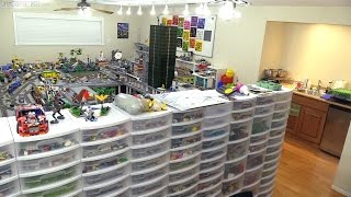 Complete LEGO Room Tour! Behind the scenes
