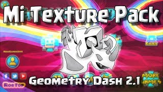 Mi Texture Pack para Geometry Dash 2.1(Medium graphics only) [BETA]