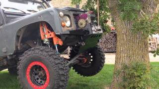D44 winchbumper with gigglepin winch installed testing