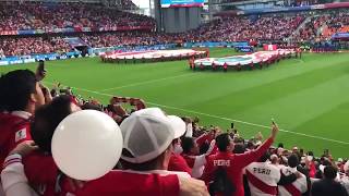 Perú ?? vs ?? Francia Así sonó el Himno Nacional de Perú