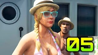 Прохождение [Grand Theft Auto V/5 #5] Папенькина дочка. Стретч на свободе (60FPS)