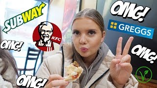 ONLY eating VEGAN FAST FOOD for 24 hours