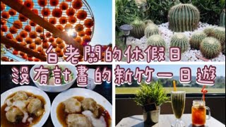 【日常Vlog #1】白老闆的新竹一日遊｜味衛佳柿餅 農會咖啡廳 網美打卡仙人掌園 超好喝排骨酥湯