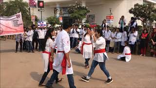 Nukkad Natak on AIDS Awareness by Shri shankaracharaya institute of medical science Students