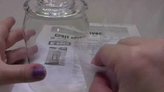 How to Make a Hurricane Lamp for a few Dollars