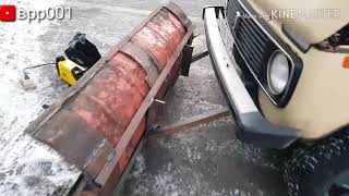 Нива с отвалом,как сделать,Niva and  dump .