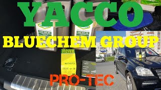 Масло YACCO в мерседес промывка двигателя  от BLUECHEM GROUP PRO-TEC