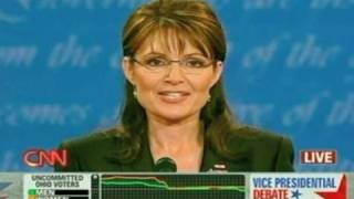 So how many times did Sarah Palin wink?