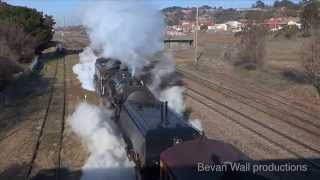 Garratt 6029 - trial run - Goulburn to Canberra - August 2014.