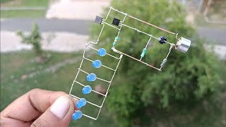 DIY MUSIC REACTIVE LED WITH TRANSISTOR BC547 & CONDENSOR MIC