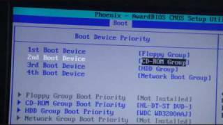 configurar compaq bios