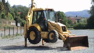 Baumaschine Bagger Gebrauchter Baggerlader New Holland LB110