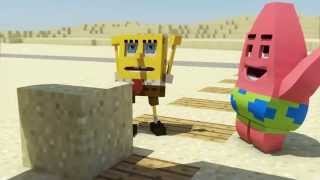 Спанч боб в Minecraft/SpongeBoB in Minecraft 1-2 серия